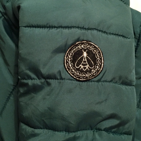 Bizzbee Kelly green to dark green puffer insulated jacket - Picture 6 of 7